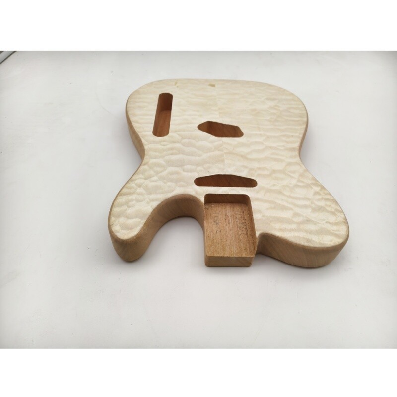 Cuerpo de guitarra eléctrica Afanti de caoba con chapa de arce acolchado para guitarra estilo TL