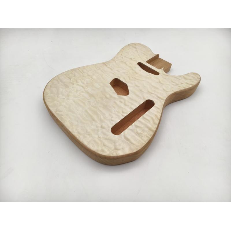 Cuerpo de guitarra eléctrica Afanti de caoba con chapa de arce acolchado para guitarra estilo TL