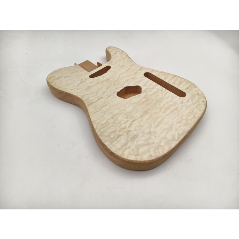 Cuerpo de guitarra eléctrica Afanti de caoba con chapa de arce acolchado para guitarra estilo TL