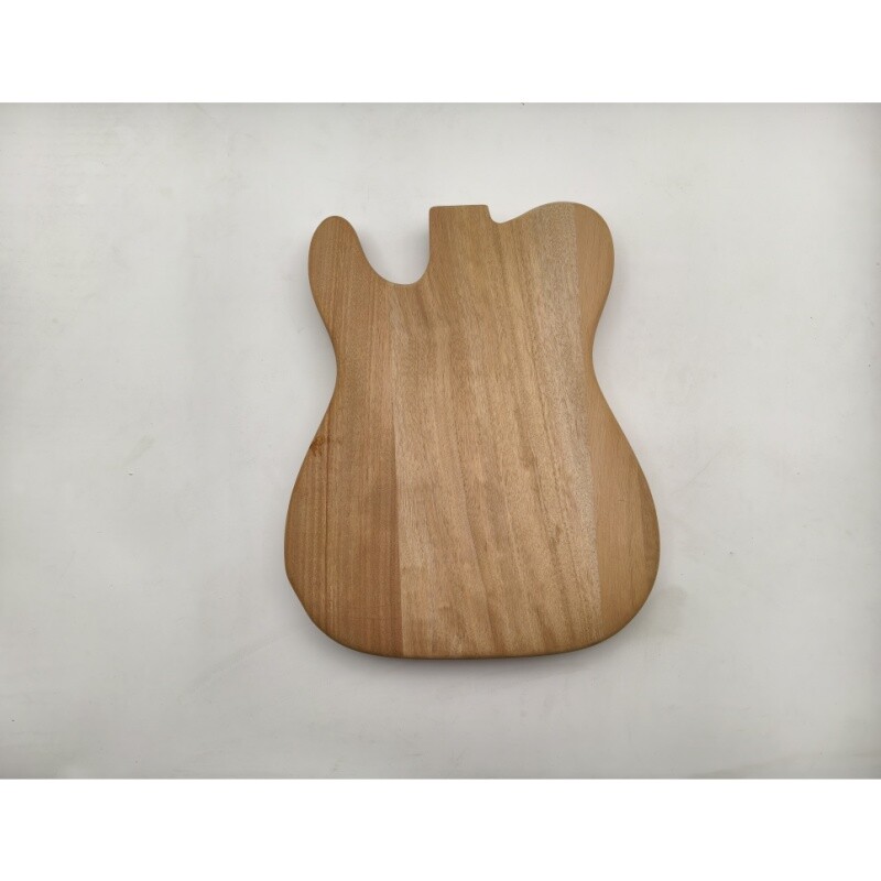 Afanti Unfinished Caoba con Chapa de Álamo TL Cuerpo de Guitarra Eléctrica