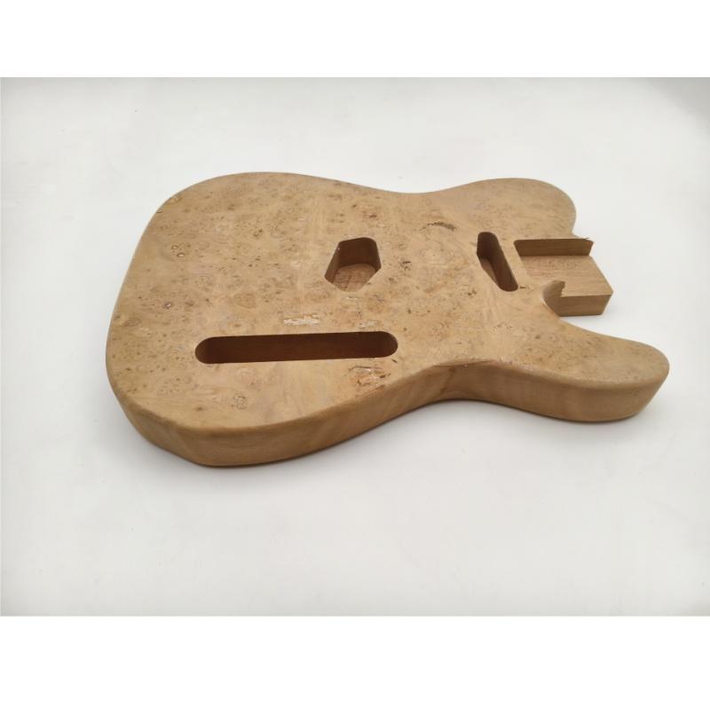 Afanti Unfinished Caoba con Chapa de Álamo TL Cuerpo de Guitarra Eléctrica