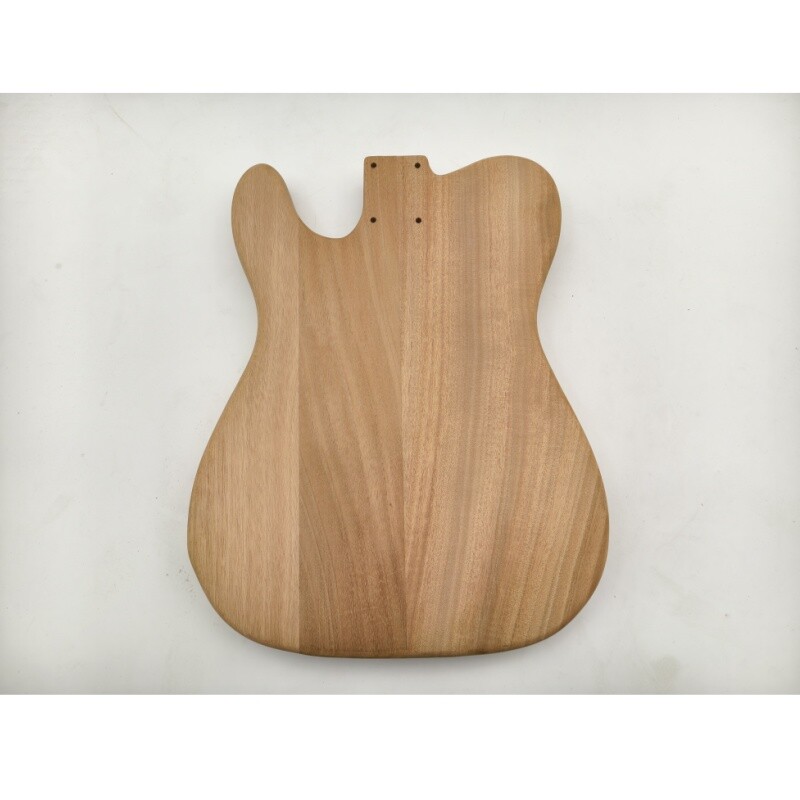 Afanti Cuerpo de guitarra eléctrica de caoba inacabada con chapa de arce acolchado TL