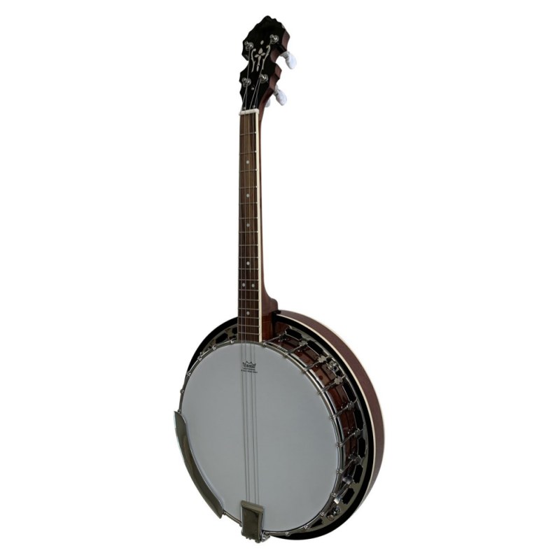Banjo tenor Afanti de 4 cuerdas con aro de caoba y escala corta