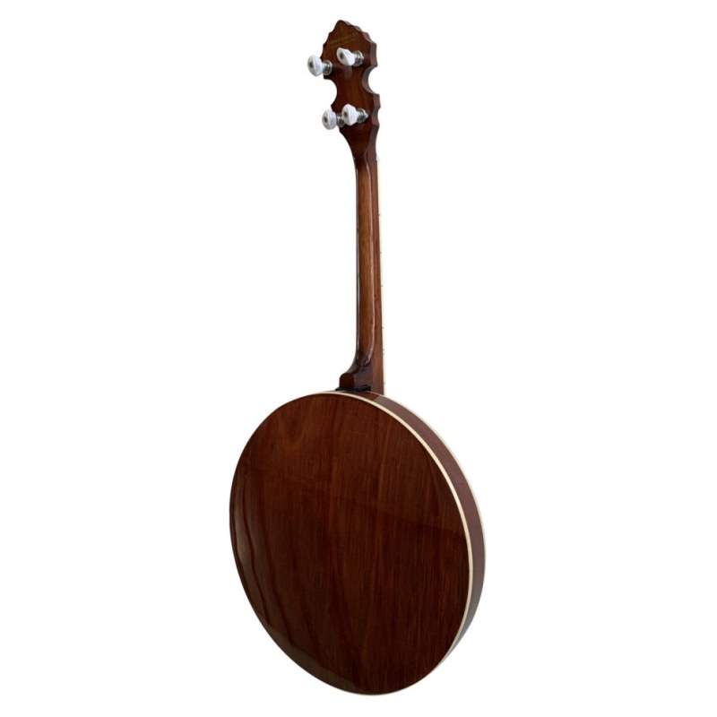 Banjo tenor Afanti de 4 cuerdas con aro de caoba y escala corta