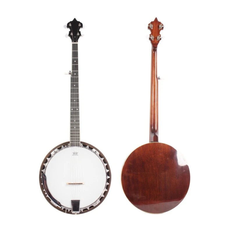 Parche de tambor Afanti Remo con aro resonador de caoba para banjo de 5 cuerdas