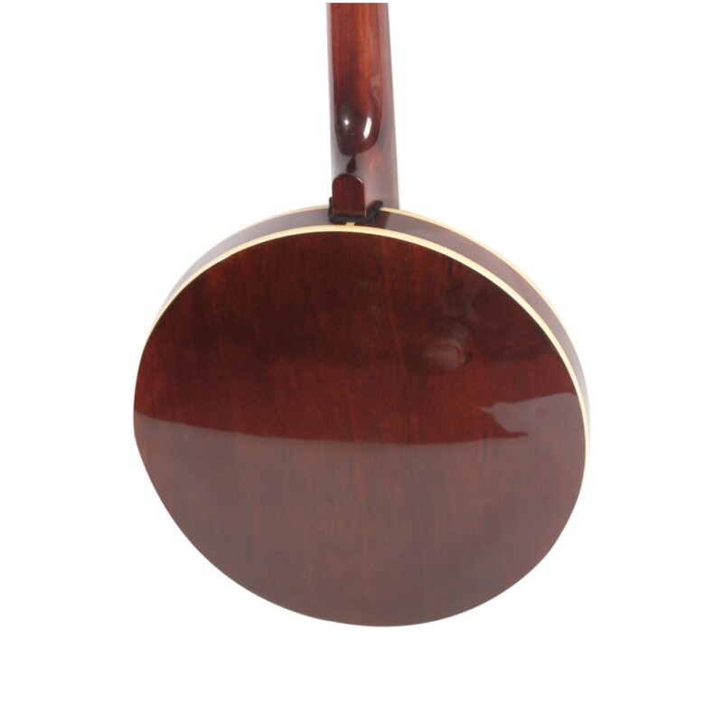 Parche de tambor Afanti Remo con aro resonador de caoba para banjo de 5 cuerdas