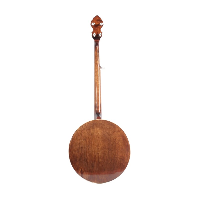 Banjo de 5 cuerdas con aro resonador de caoba en tono bronce Afanti