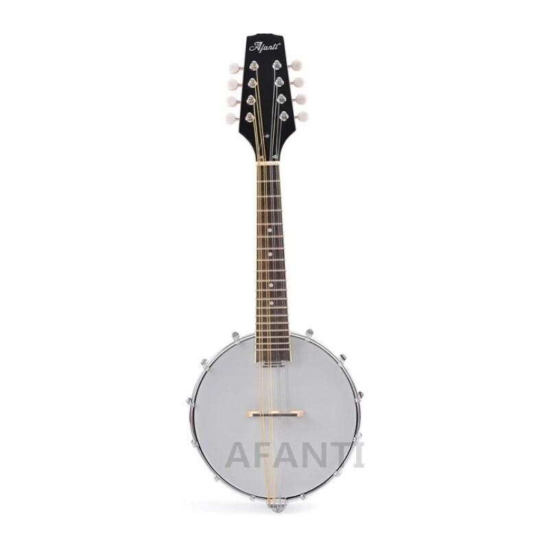 Afanti Banjo mandolina caoba de 8 cuerdas