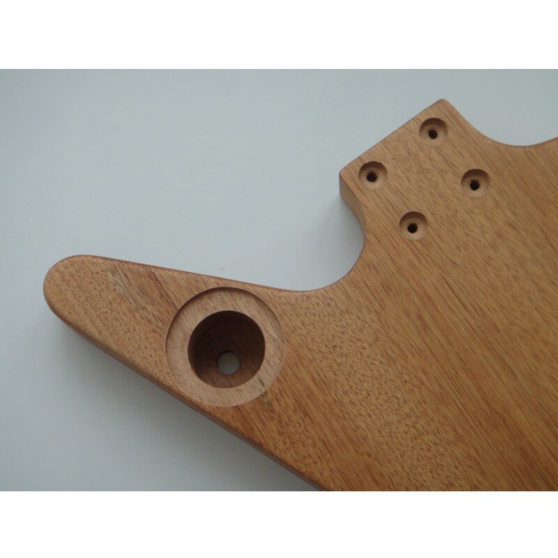 Kit de bricolaje para guitarra eléctrica Afanti con cuerpo de caoba y mástil de arce