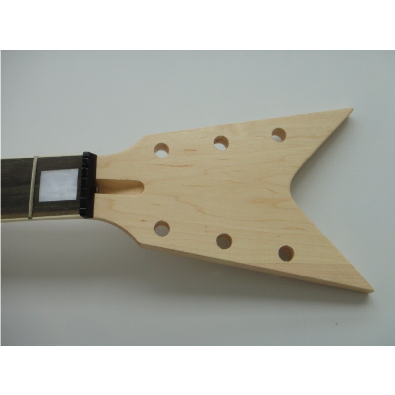 Kit de bricolaje para guitarra eléctrica Afanti con cuerpo de caoba y mástil de arce