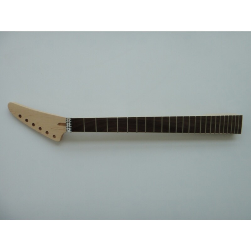 Kit de guitarra sin terminar Afanti con cuerpo de fresno, mástil de arce y diapasón de palisandro