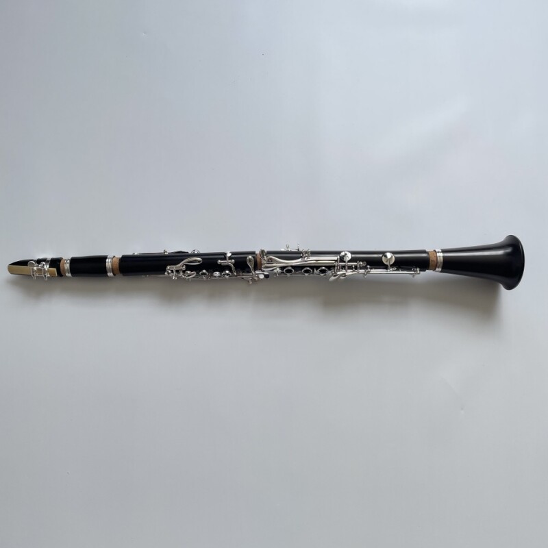 Afanti Clarinete 17 Llaves Sib Cuerpo de Ébano con Llaves Plateadas