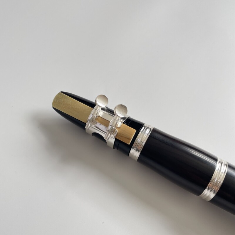 Afanti Clarinete 17 Llaves Sib Cuerpo de Ébano con Llaves Plateadas