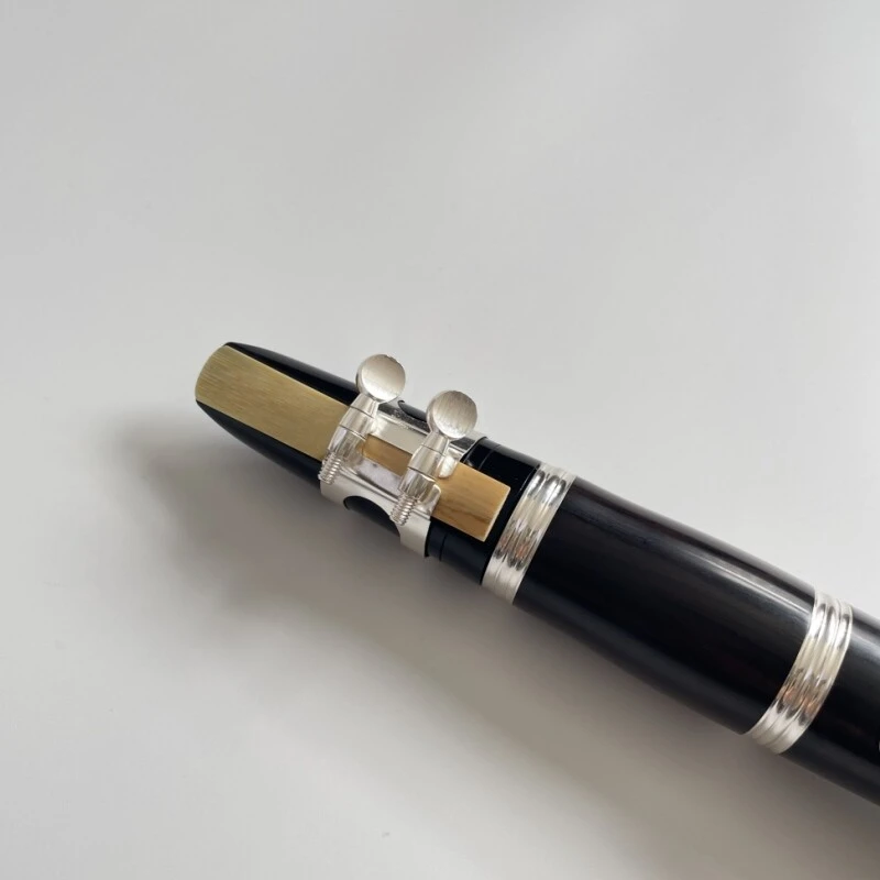 Afanti Clarinete 17 Llaves Sib Cuerpo de Ébano con Llaves Plateadas