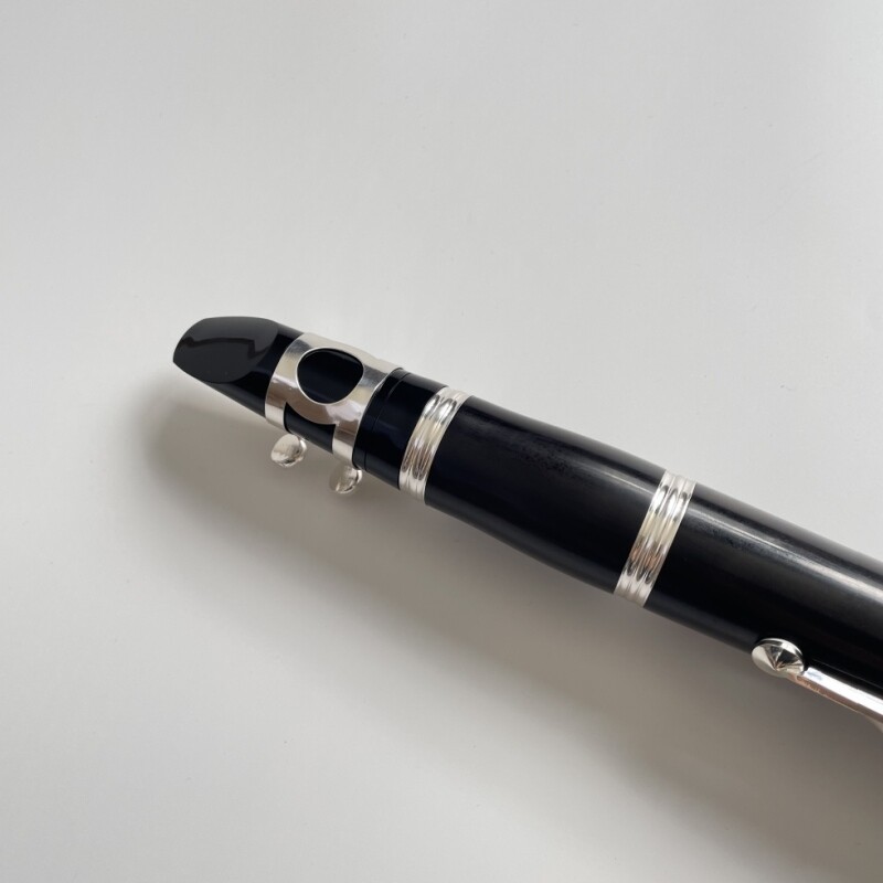 Afanti Clarinete 17 Llaves Sib Cuerpo de Ébano con Llaves Plateadas