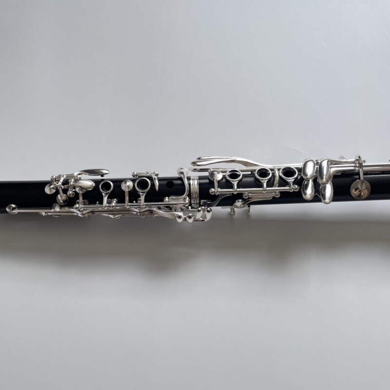Afanti Clarinete 17 Llaves Sib Cuerpo de Ébano con Llaves Plateadas