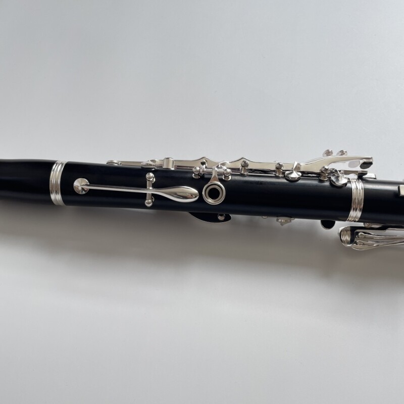 Afanti Clarinete 17 Llaves Sib Cuerpo de Ébano con Llaves Plateadas