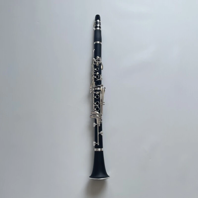 Afanti Clarinete 17 Teclas Boquilla Baquelita Cuerpo Goma Duro