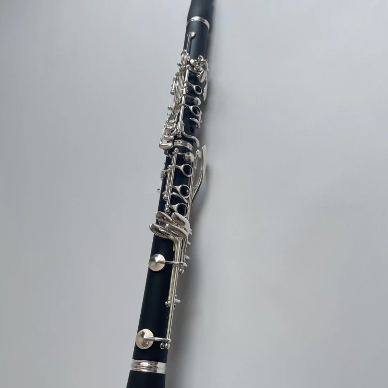 Afanti Clarinete 17 Teclas Boquilla Baquelita Cuerpo Goma Duro