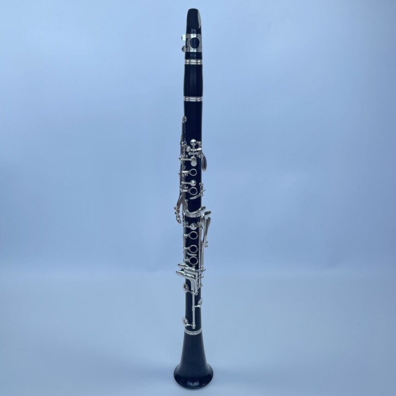 Afanti Profesional Buena Calidad 17 llaves Cuerpo de ébano Clave plateada Clarinete