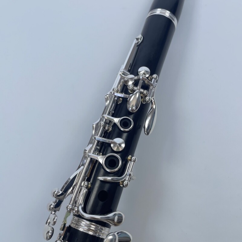 Afanti Profesional Buena Calidad 17 llaves Cuerpo de ébano Clave plateada Clarinete