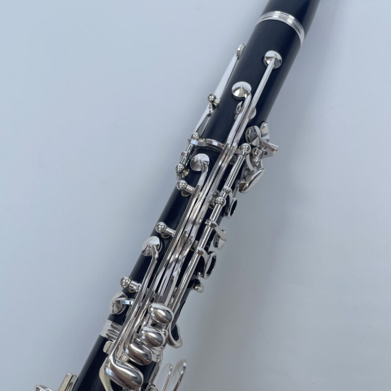 Afanti Profesional Buena Calidad 17 llaves Cuerpo de ébano Clave plateada Clarinete
