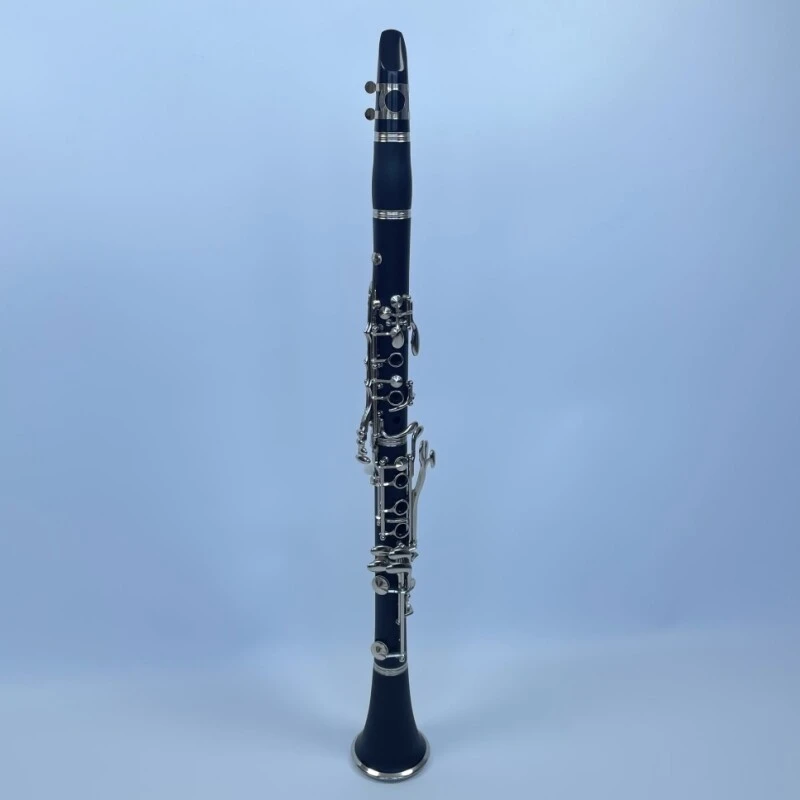 Afanti 18 llaves Boquilla baquelita Cuerpo de caucho duro niquelado Clarinete