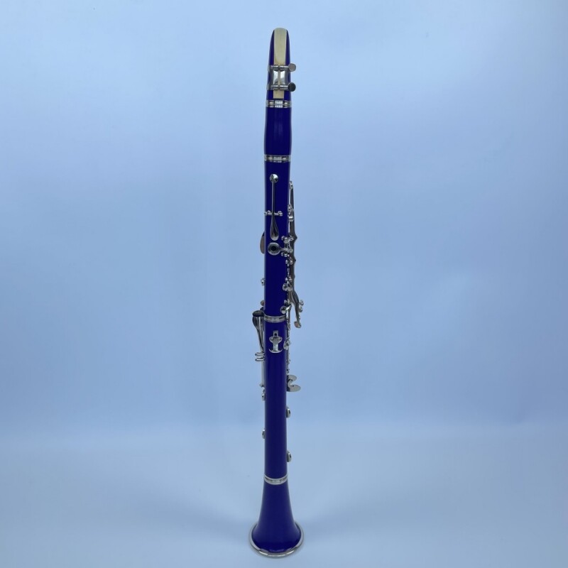 Afanti Color Púrpura 17 Sib Niquelado Claves Clarinete para Principiantes y Niños