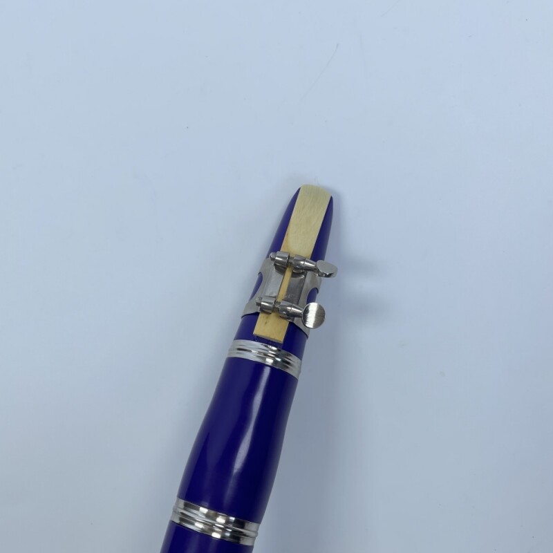 Afanti Color Púrpura 17 Sib Niquelado Claves Clarinete para Principiantes y Niños