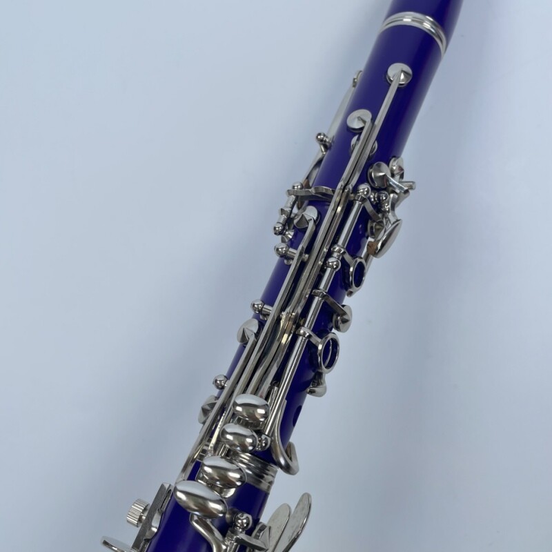 Afanti Color Púrpura 17 Sib Niquelado Claves Clarinete para Principiantes y Niños
