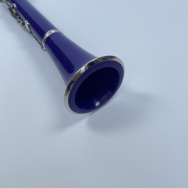 Afanti Color Púrpura 17 Sib Niquelado Claves Clarinete para Principiantes y Niños