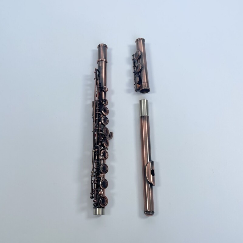 Afanti 16 Agujero Cerrado Estilo Vintage con Flauta Bronceada