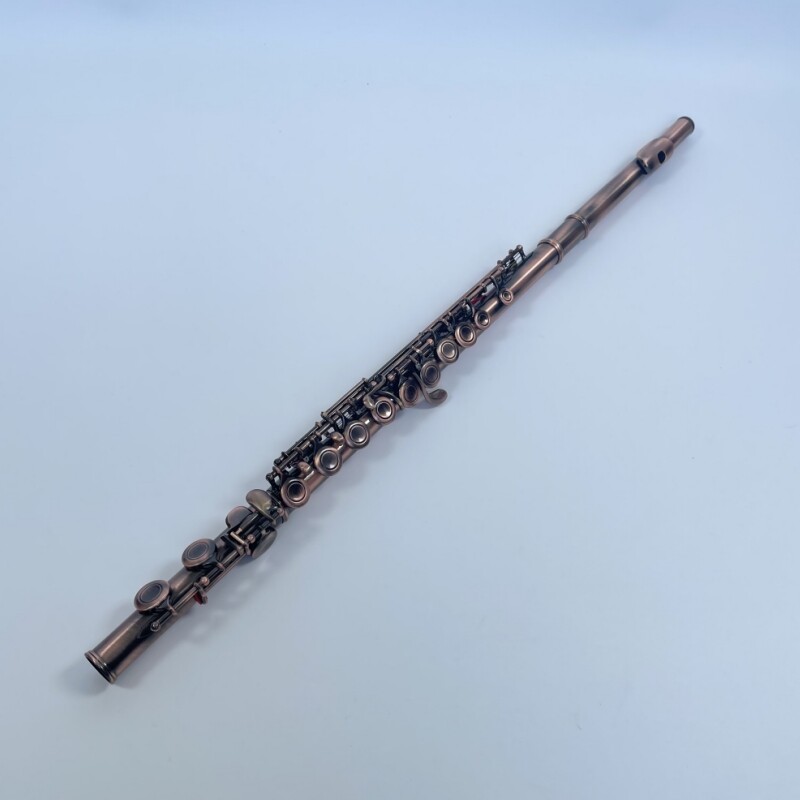 Afanti 16 Agujero Cerrado Estilo Vintage con Flauta Bronceada