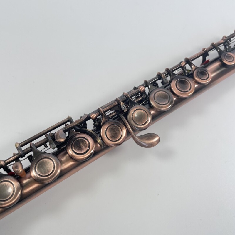 Afanti 16 Agujero Cerrado Estilo Vintage con Flauta Bronceada