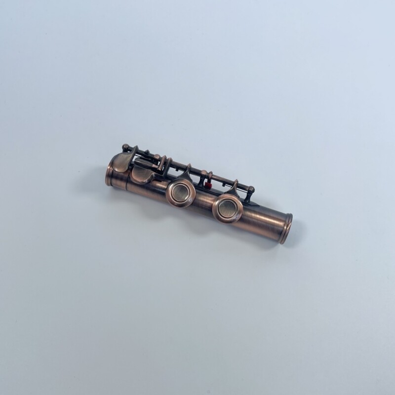 Afanti 16 Agujero Cerrado Estilo Vintage con Flauta Bronceada