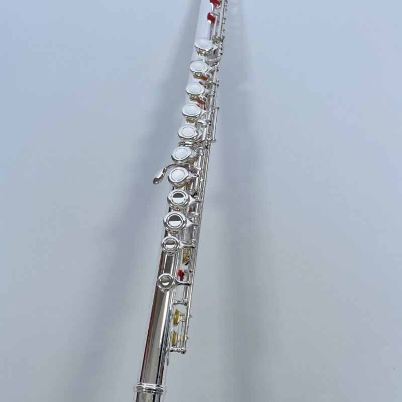 Afanti Flauta con Cuerpo de Cuproníquel y Llave Plateada de 17 Agujeros Cerrados