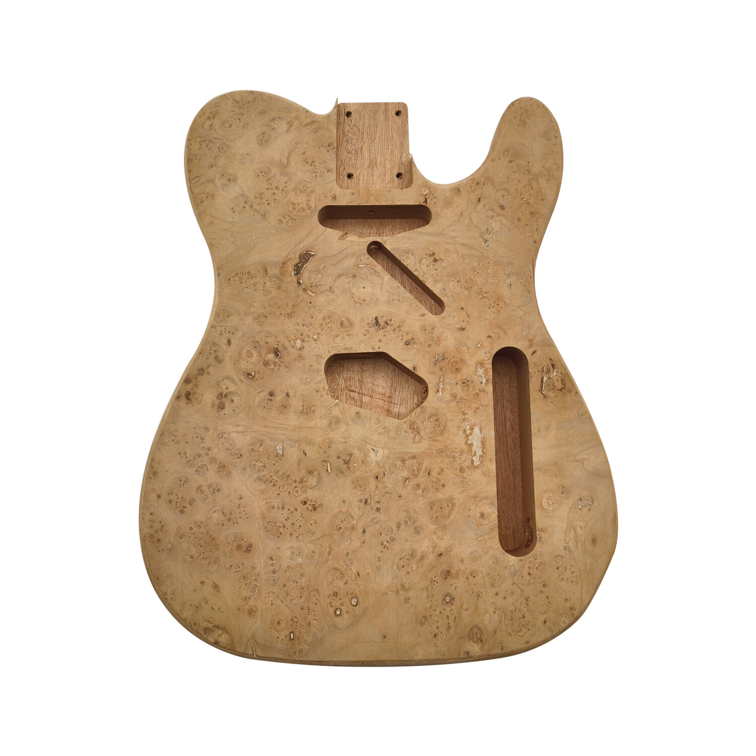 Cuerpo de guitarra TL de Afanti de caoba sin terminar con chapa de álamo Cuerpo de guitarra TL de Afanti de caoba sin terminar con chapa de álamo
