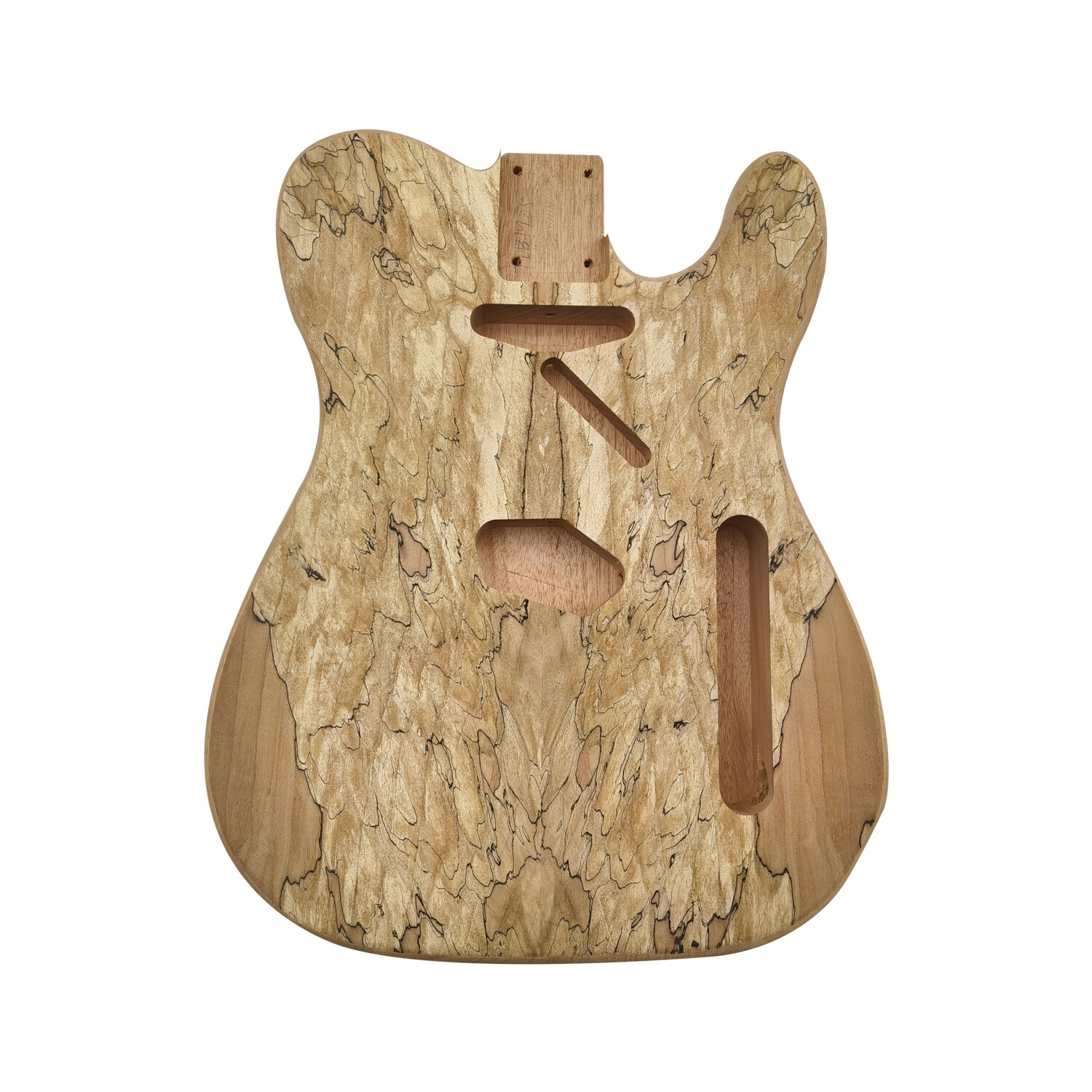 Cuerpo de guitarra TL de caoba sin terminar con chapa de arce veteado de Afanti Cuerpo de guitarra TL de caoba sin terminar con chapa de arce veteado de Afanti