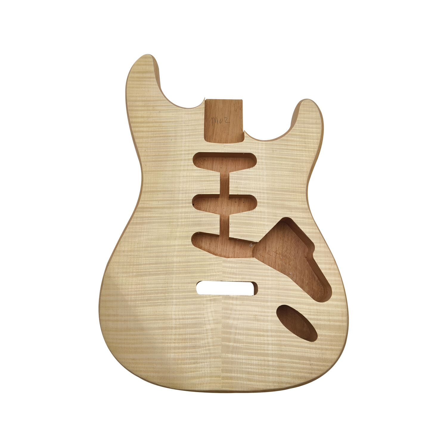 Cuerpo de repuesto para guitarra eléctrica Afanti de caoba con chapa de arce flameado Cuerpo de repuesto para guitarra eléctrica Afanti de caoba con chapa de arce flameado