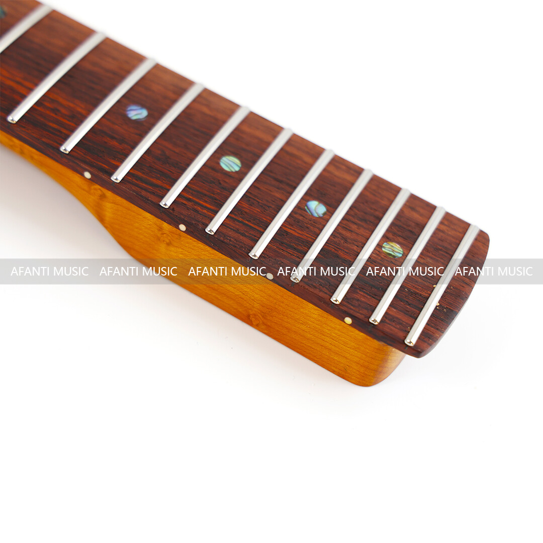 Mástil de guitarra eléctrica Afanti 22 Frets Roasted Birdseye Maple ST