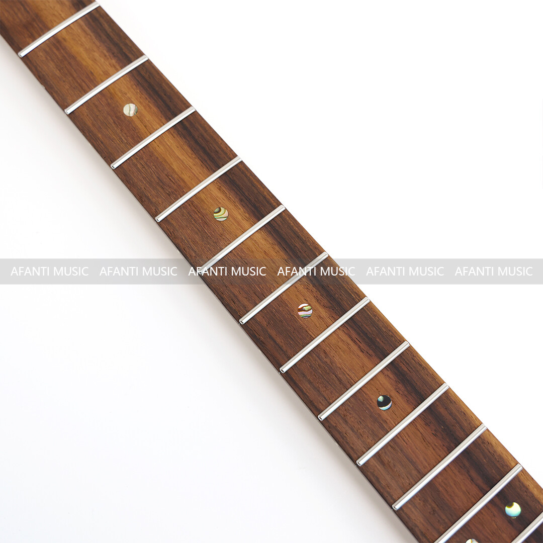Afanti 22 Frets Top Roasted Birdseye Maple ST Style Mástil de Guitarra Eléctrica