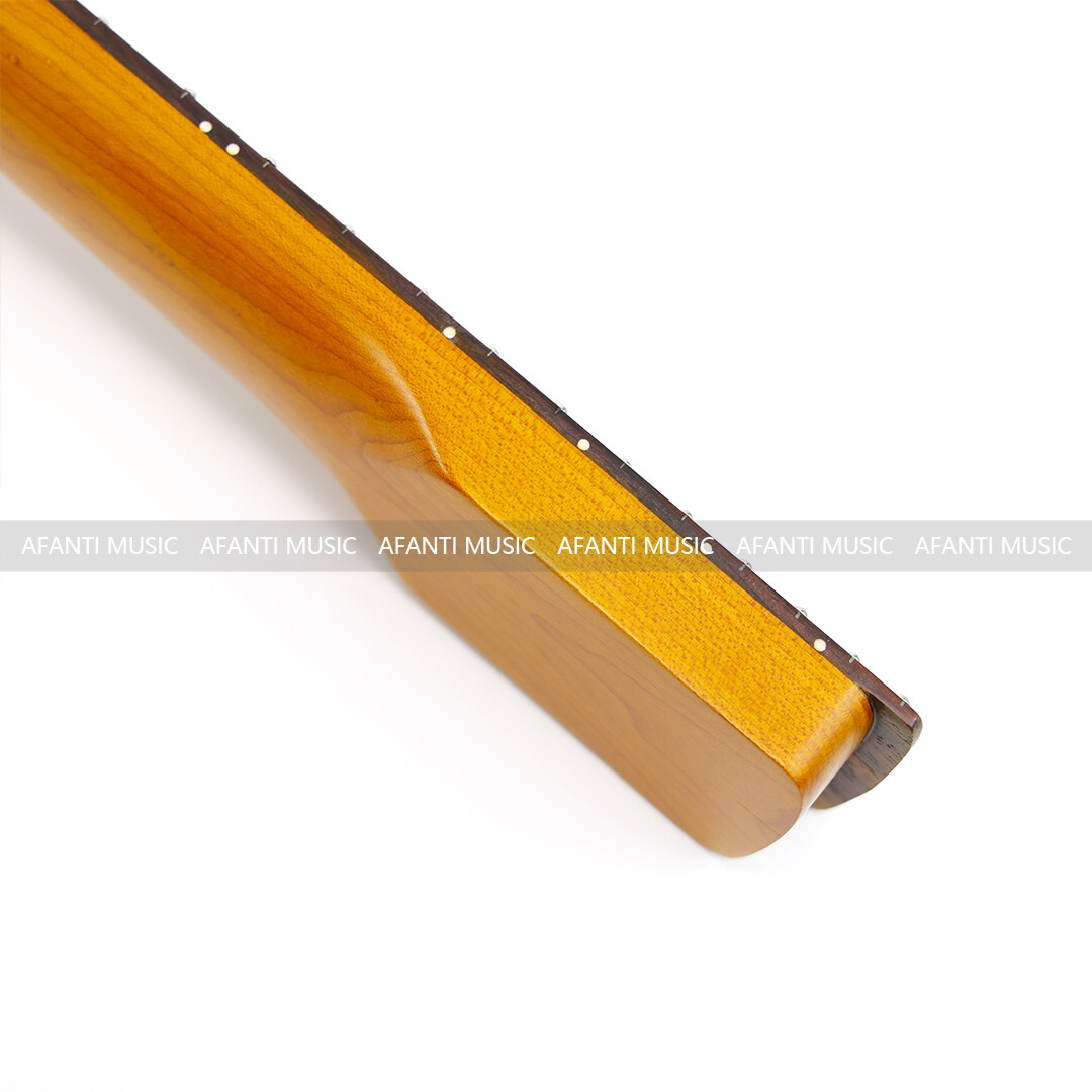 Afanti 22 Frets Top Roasted Birdseye Maple ST Style Mástil de Guitarra Eléctrica