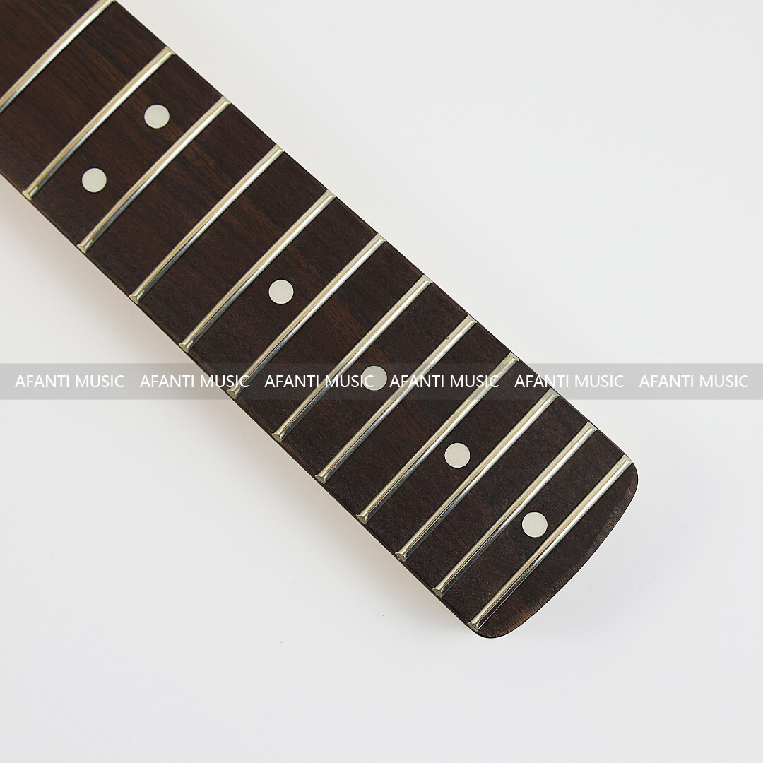 Mástil de guitarra eléctrica Afanti de arce ST de 21 trastes con diapasón de palisandro