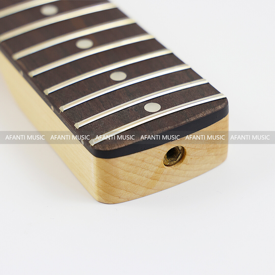 Mástil de guitarra eléctrica Afanti de arce ST de 21 trastes con diapasón de palisandro
