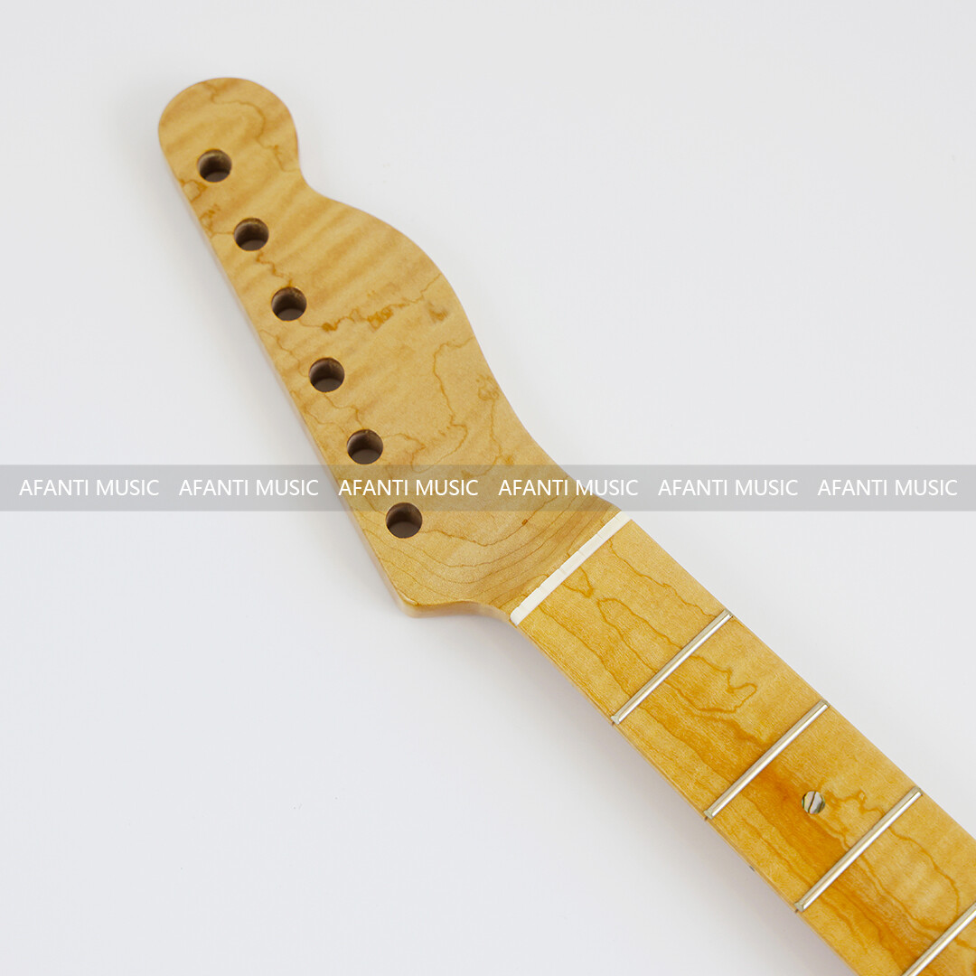 Afanti 21 Trastes Arce Flameado TL Mástil Guitarra Eléctrica