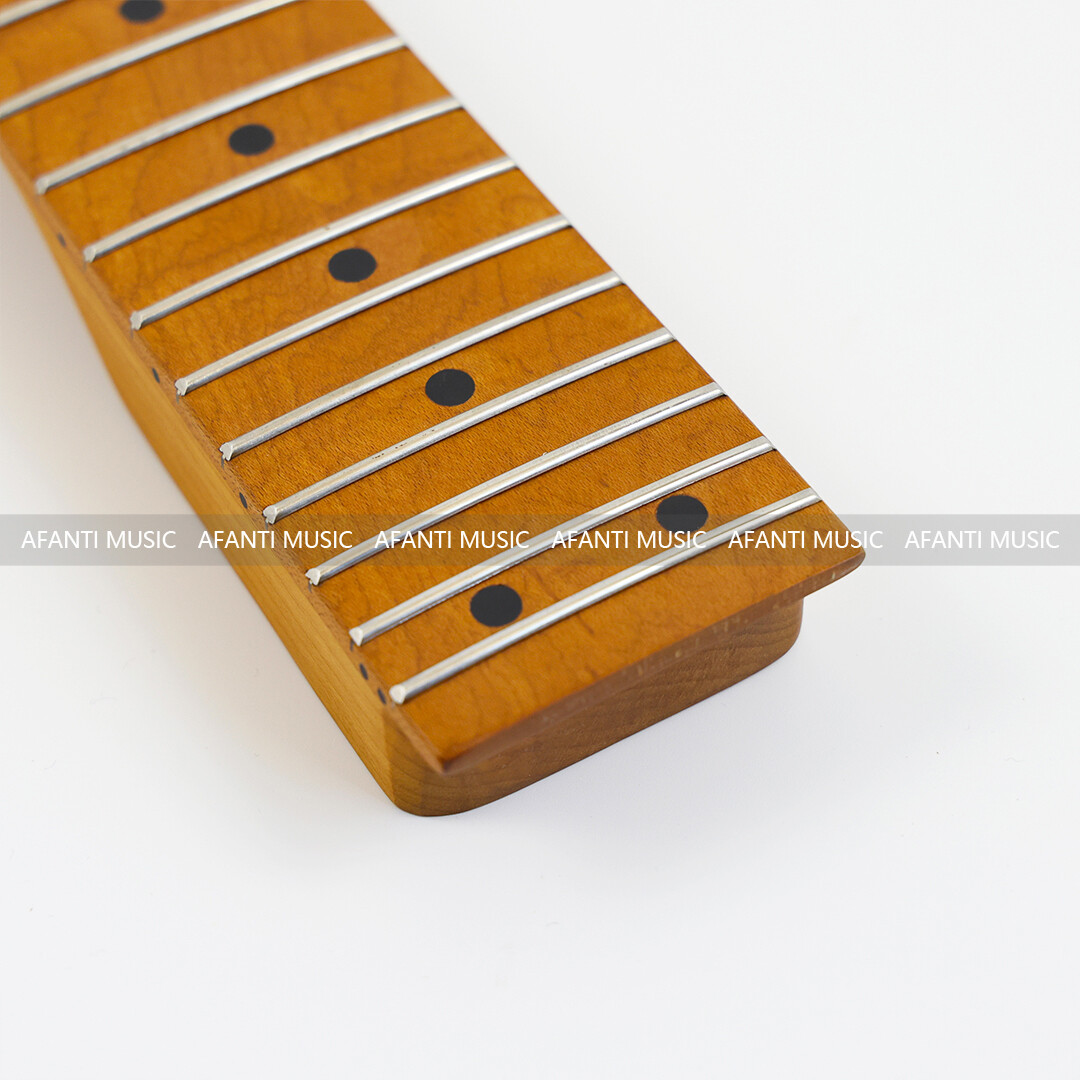 Afanti 24 Trastes Arce Tostado Mástil Guitarra Eléctrica Estilo Shure
