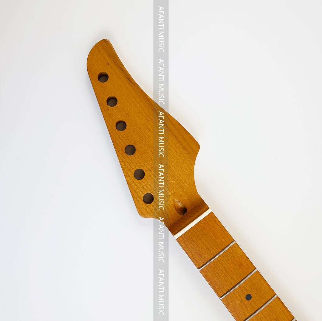 Afanti 24 Trastes Arce Tostado Mástil Guitarra Eléctrica Estilo Shure