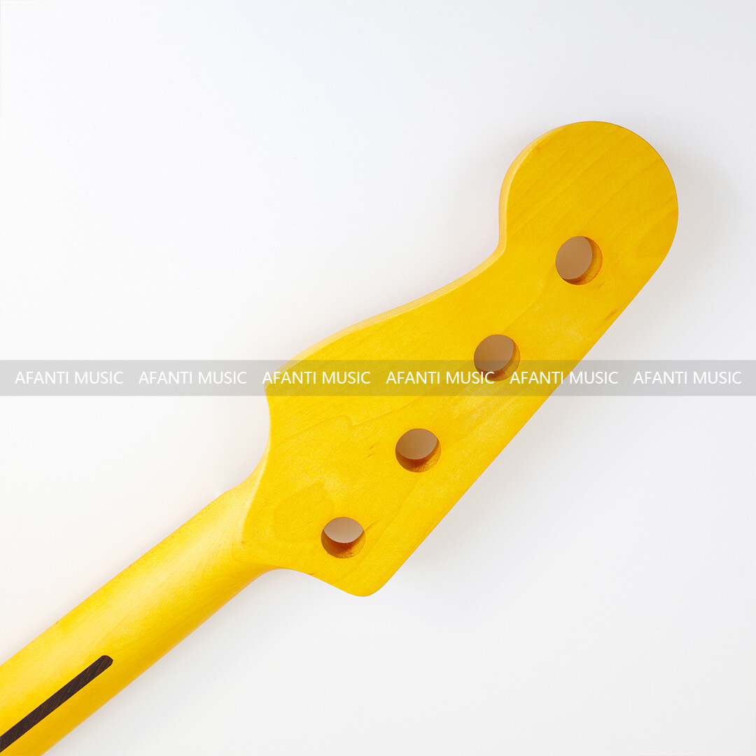 Afanti 4 Cuerdas 20 Trastes Arce Bajo Guitarra Mástil