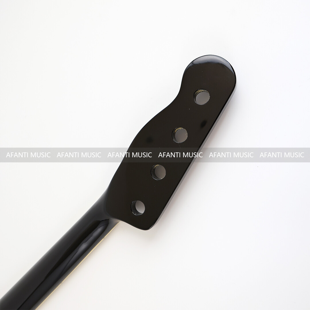 Afanti 4 Cuerdas Arce Bajo Guitarra Mástil con Diapasón de Palisandro