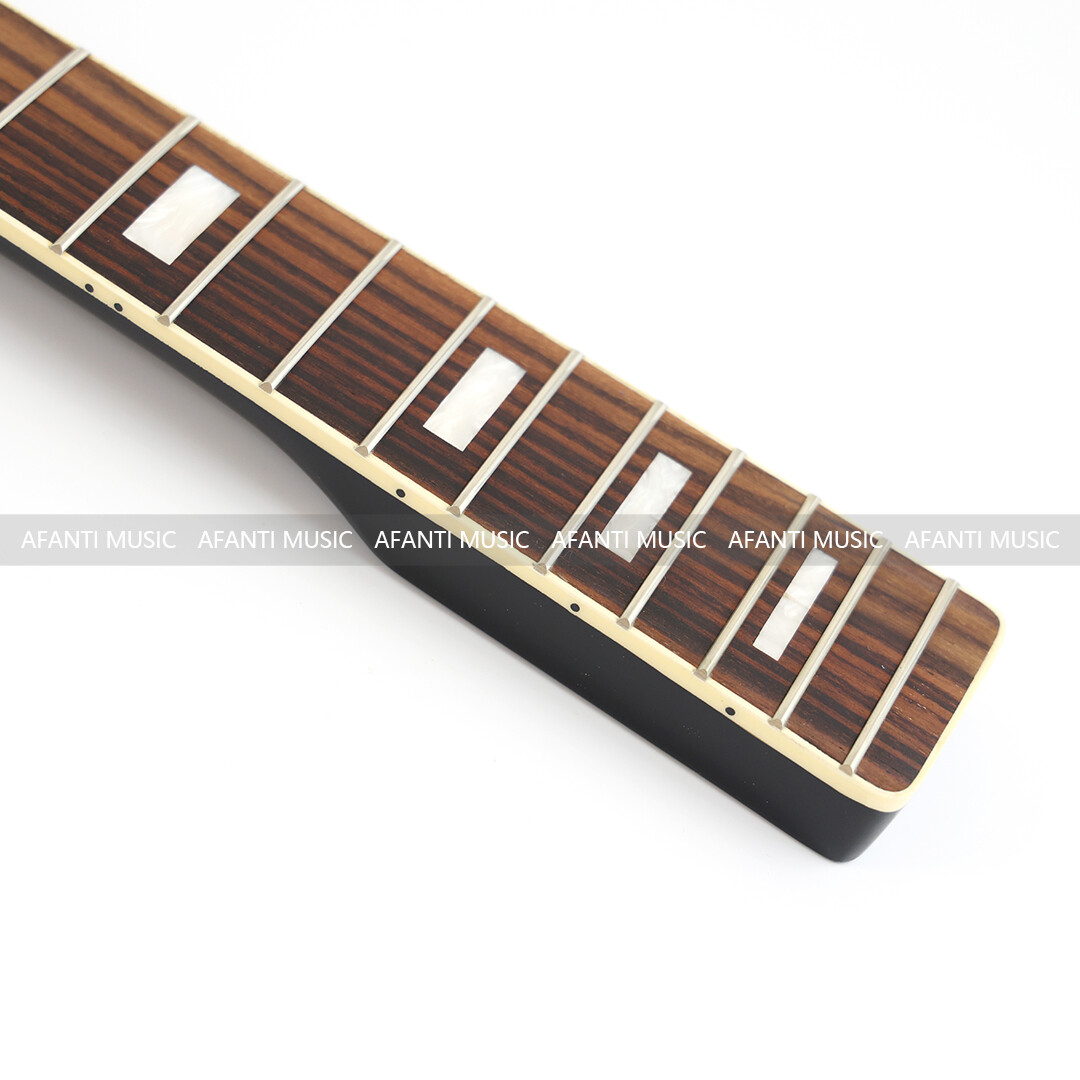 Afanti 4 Cuerdas Arce Bajo Guitarra Mástil con Diapasón de Palisandro